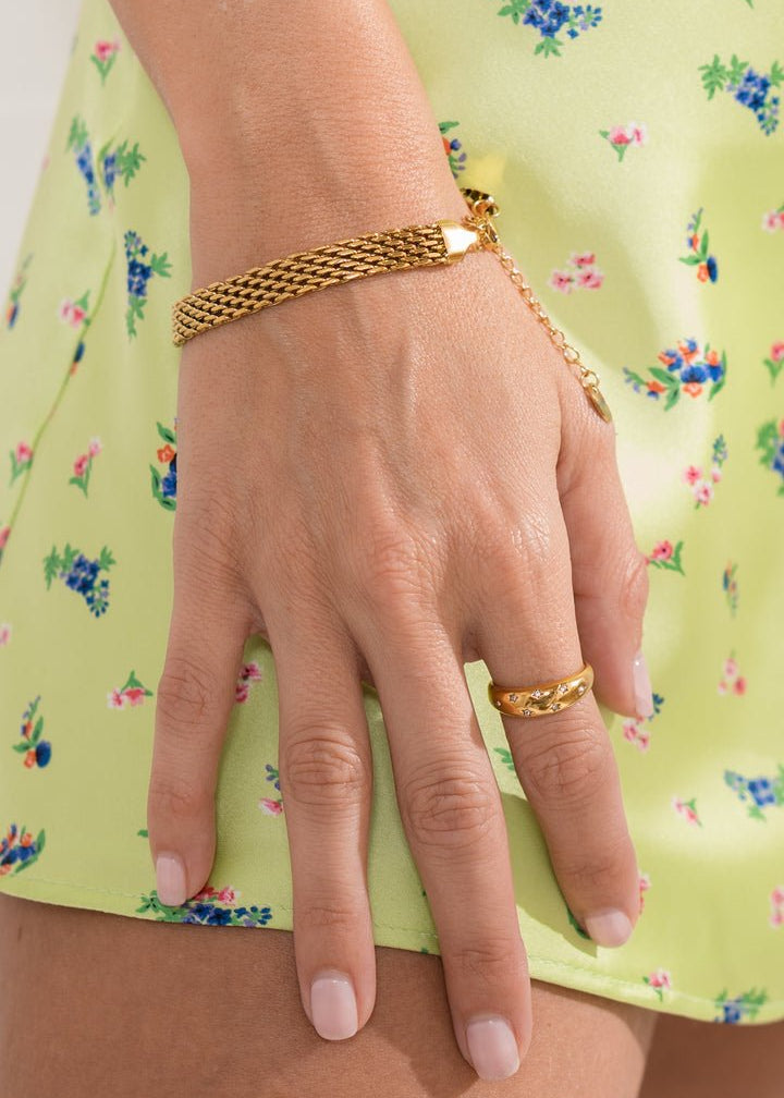 [Brenda Grands] Braided Band Bracelet - The Pink Pineapple 850