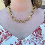 [Brenda Grands] Chunky Oval Necklace - The Pink Pineapple 850