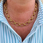 [Brenda Grands] Chunky Oval Necklace - The Pink Pineapple 850