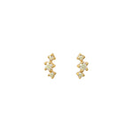 Brenda Grands Crystal Studs - The Pink Pineapple 850