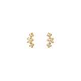 Brenda Grands Crystal Studs - The Pink Pineapple 850