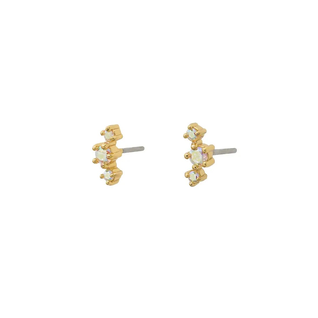 Brenda Grands Crystal Studs - The Pink Pineapple 850