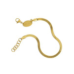 [Brenda Grands] Dainty Herringbone Bracelet - The Pink Pineapple 850