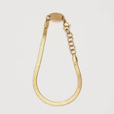 [Brenda Grands] Dainty Herringbone Bracelet - The Pink Pineapple 850