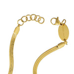 [Brenda Grands] Dainty Herringbone Bracelet - The Pink Pineapple 850