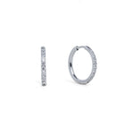 [Brenda Grands] Diamond Hoops 18mm - The Pink Pineapple 850