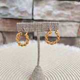 [Brenda Grands] Double Aspen Hoops Medium - The Pink Pineapple 850