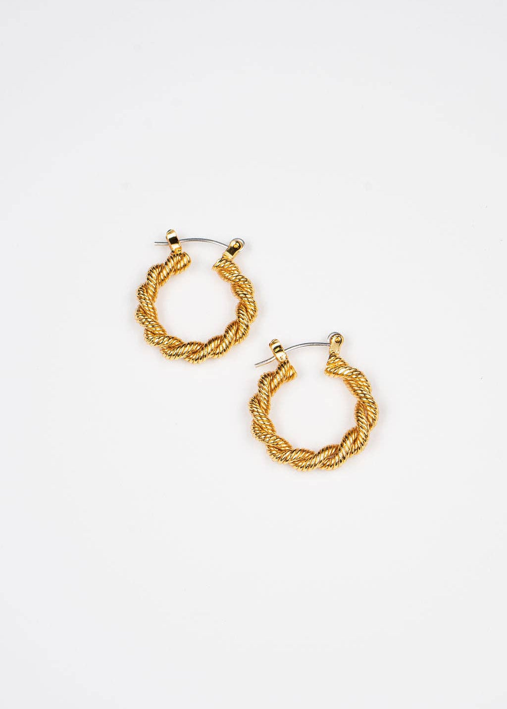 [Brenda Grands] Double Aspen Hoops Medium - The Pink Pineapple 850