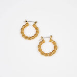 [Brenda Grands] Double Aspen Hoops Medium - The Pink Pineapple 850