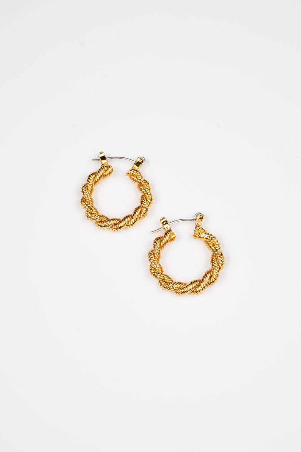 [Brenda Grands] Double Aspen Hoops Medium - The Pink Pineapple 850