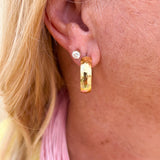 [Brenda Grands] Hammered Hoops - The Pink Pineapple 850