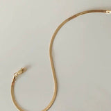 [Brenda Grands] Herringbone Anklet - The Pink Pineapple 850