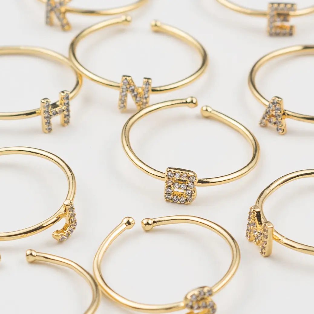 Brenda Grands Initial Rings - The Pink Pineapple 850