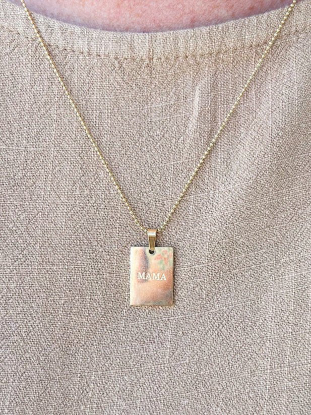 [Brenda Grands] Mama Necklace Long - The Pink Pineapple 850