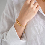 [Brenda Grands] Mama Paperclip Bracelet - The Pink Pineapple 850
