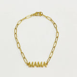 [Brenda Grands] Mama Paperclip Bracelet - The Pink Pineapple 850