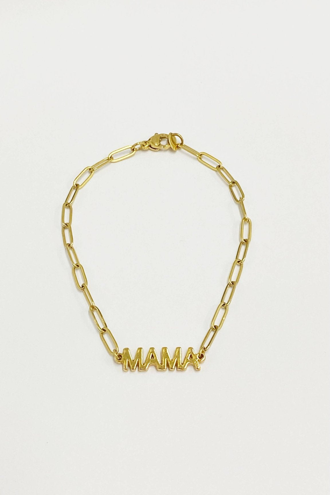 [Brenda Grands] Mama Paperclip Bracelet - The Pink Pineapple 850