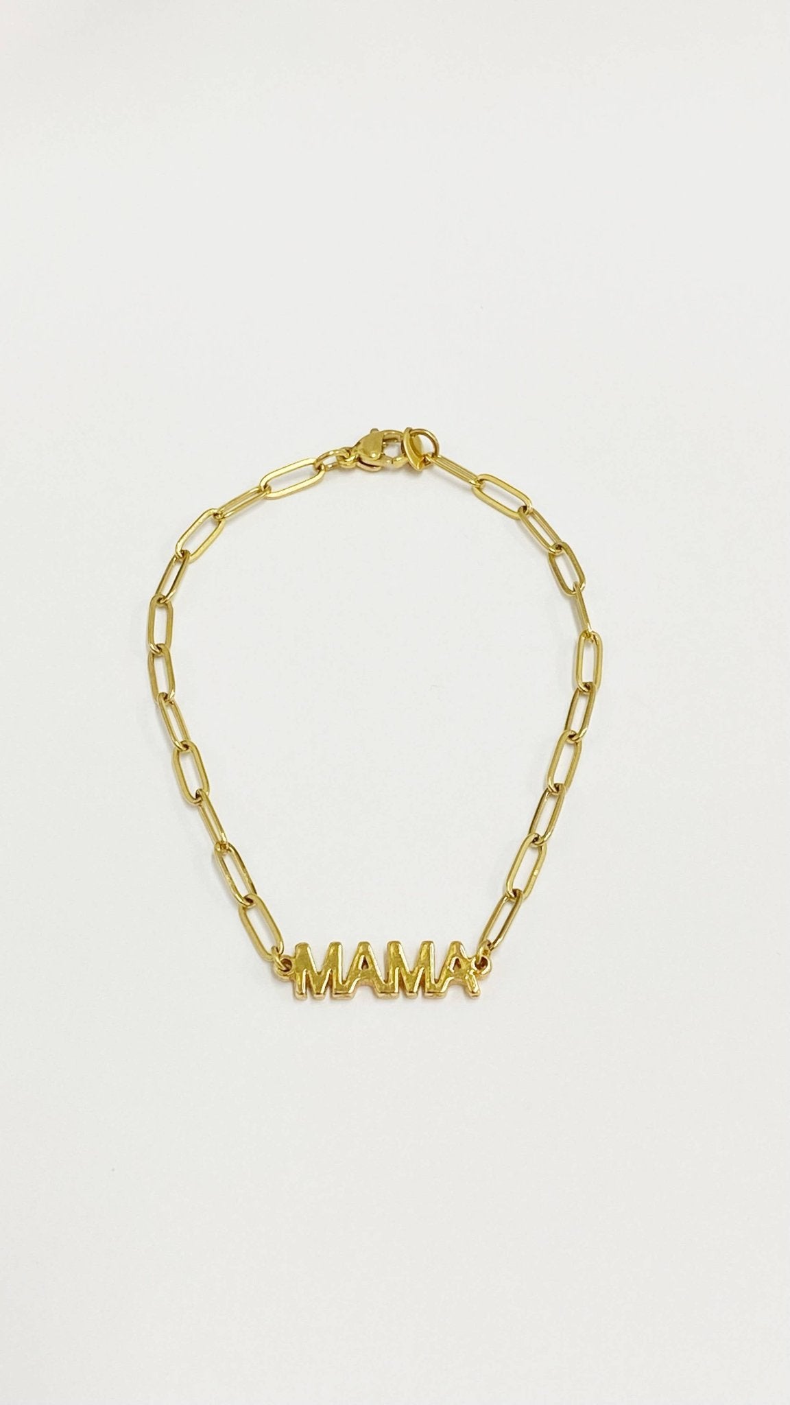 [Brenda Grands] Mama Paperclip Bracelet - The Pink Pineapple 850