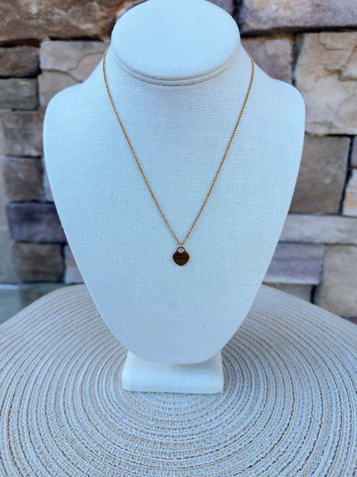 [Brenda Grands] Mini Heart Necklace - The Pink Pineapple 850