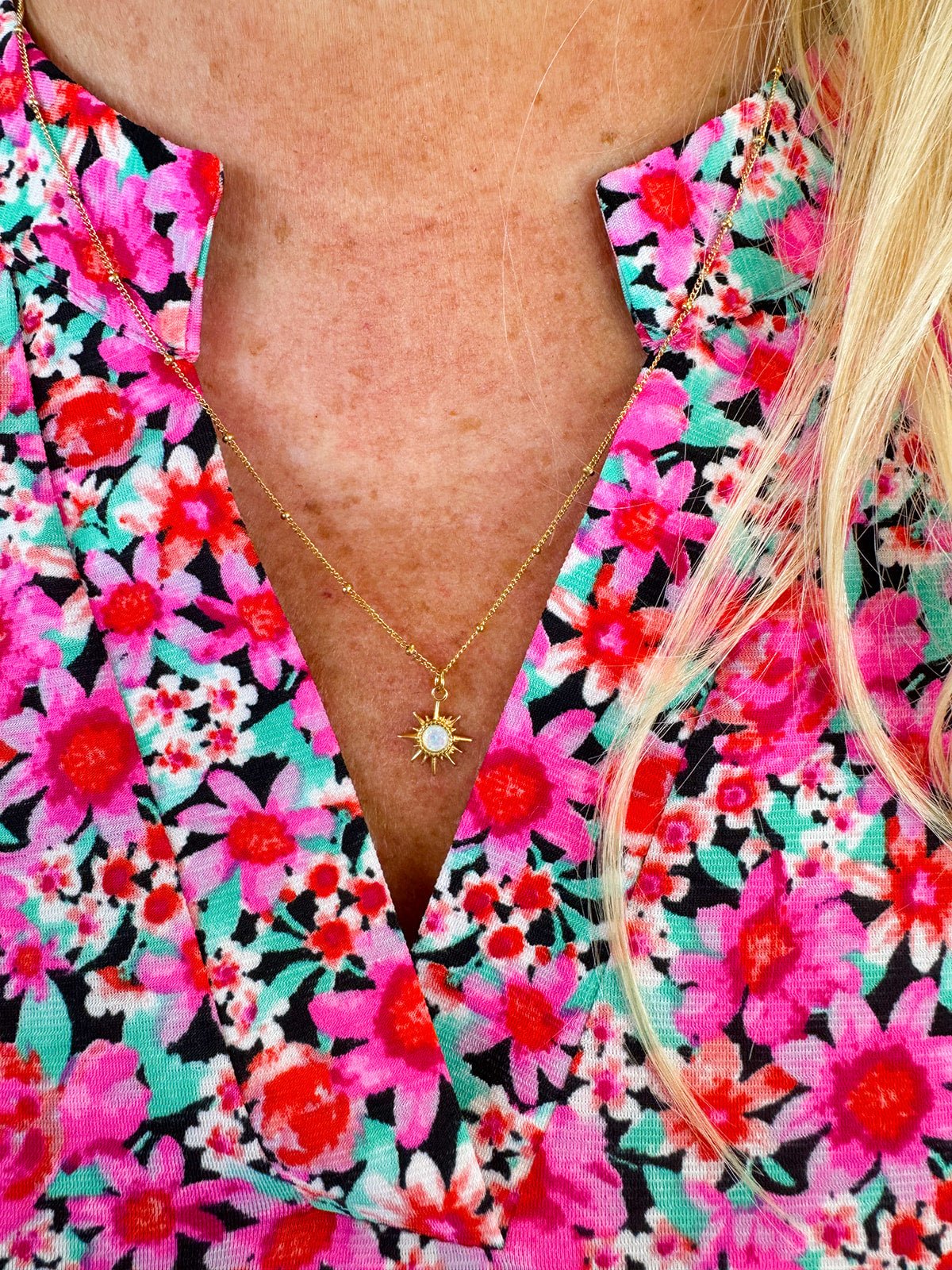 [Brenda Grands] Opal Constellation Necklace - The Pink Pineapple 850