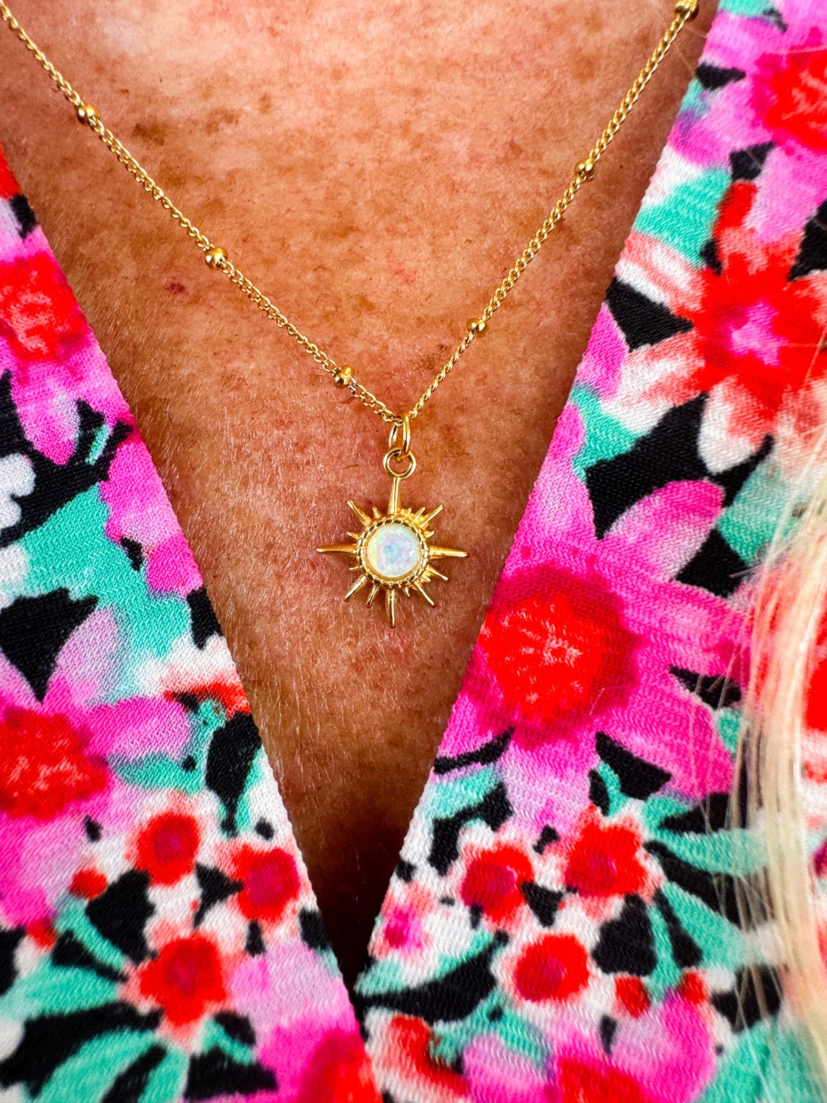 [Brenda Grands] Opal Constellation Necklace - The Pink Pineapple 850