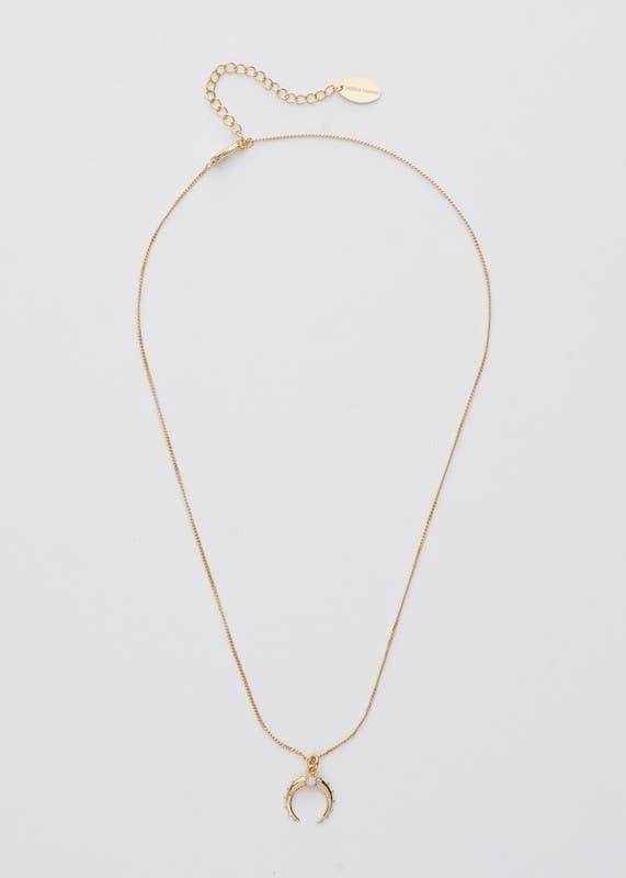 [Brenda Grands] Opal Moon Necklace - The Pink Pineapple 850