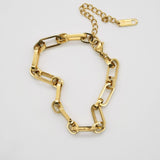 [Brenda Grands] Oval Links Bracelet - The Pink Pineapple 850