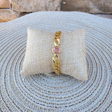 Brenda Grands Paperclip Bracelet - The Pink Pineapple 850