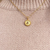 Brenda Grands Sealed With Love Initial Necklace (A - Z) - The Pink Pineapple 850