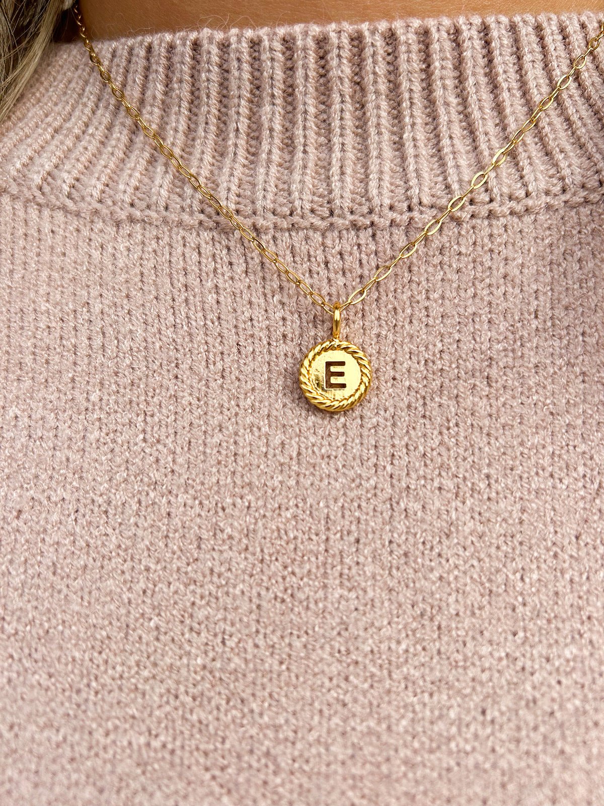 Brenda Grands Sealed With Love Initial Necklace (A - Z) - The Pink Pineapple 850