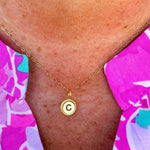 Brenda Grands Sealed With Love Initial Necklace (A - Z) - The Pink Pineapple 850