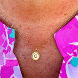 Brenda Grands Sealed With Love Initial Necklace (A - Z) - The Pink Pineapple 850