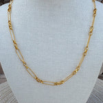 [Brenda Grands] Shiny Paperclip Necklace - The Pink Pineapple 850