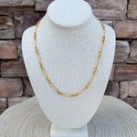 [Brenda Grands] Shiny Paperclip Necklace - The Pink Pineapple 850