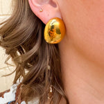 [Brenda Grands] Statement Dome Studs - The Pink Pineapple 850