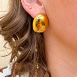 [Brenda Grands] Statement Dome Studs - The Pink Pineapple 850