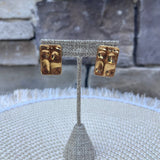 [Brenda Grands] Statement Rectangular Studs - The Pink Pineapple 850