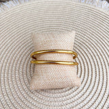 [Brenda Grands] Twin Gold Bangle - The Pink Pineapple 850