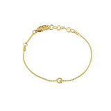 [Brenda Grands] Waterproof Gold Dainty Initial Bracelet - The Pink Pineapple 850