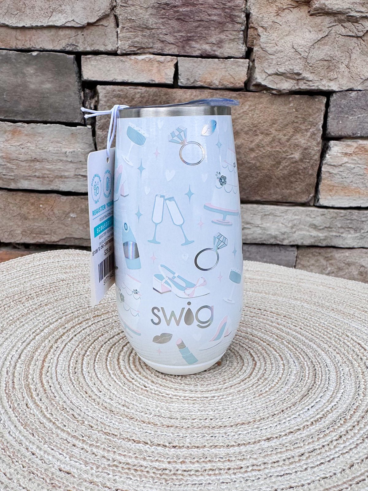 Bride to Be Stemless Flute 6oz - The Pink Pineapple 850
