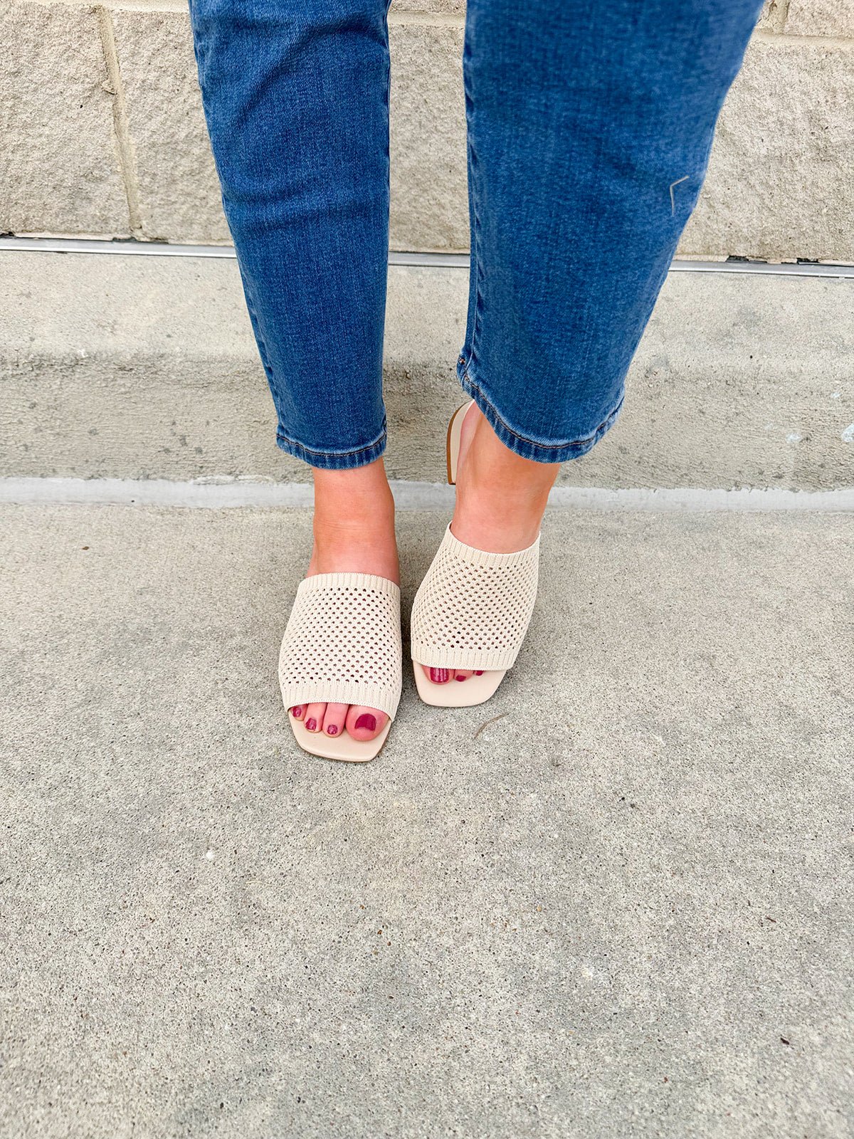 [Bruno Menegatti] America Cream Knit Heel - The Pink Pineapple 850