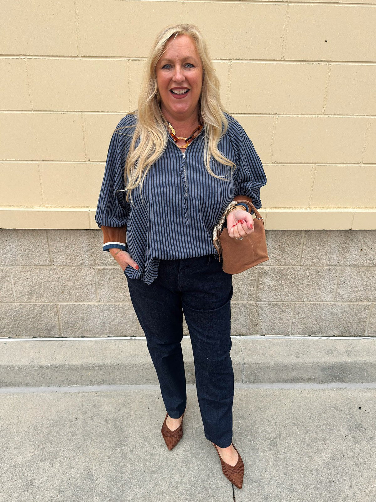 [Bruno Menegatti] Sandra Slingback Flats in Coffee - The Pink Pineapple 850