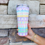 Bunny Trail Tumbler 22oz - The Pink Pineapple 850
