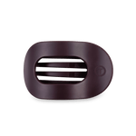 Burgundy Bliss Medium Flat Round Hair Clip - The Pink Pineapple 850