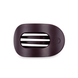 Burgundy Bliss Medium Flat Round Hair Clip - The Pink Pineapple 850