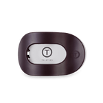 Burgundy Bliss Medium Flat Round Hair Clip - The Pink Pineapple 850