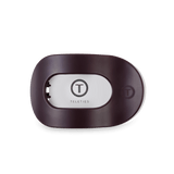 Burgundy Bliss Medium Flat Round Hair Clip - The Pink Pineapple 850