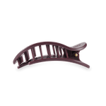 Burgundy Bliss Medium Flat Round Hair Clip - The Pink Pineapple 850