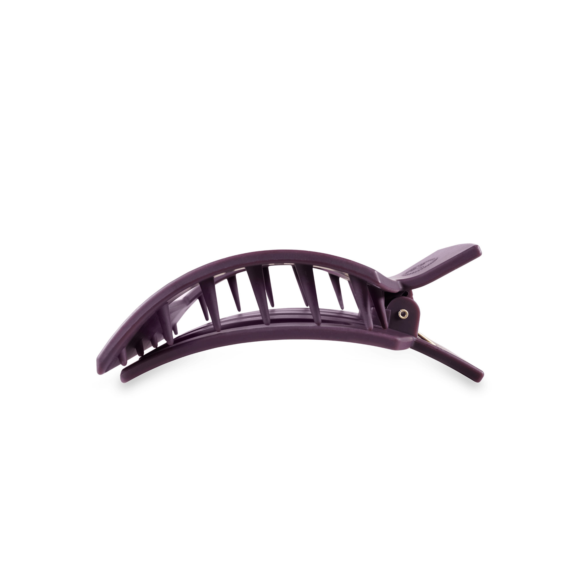 Burgundy Bliss Medium Flat Square Hair Clip - The Pink Pineapple 850