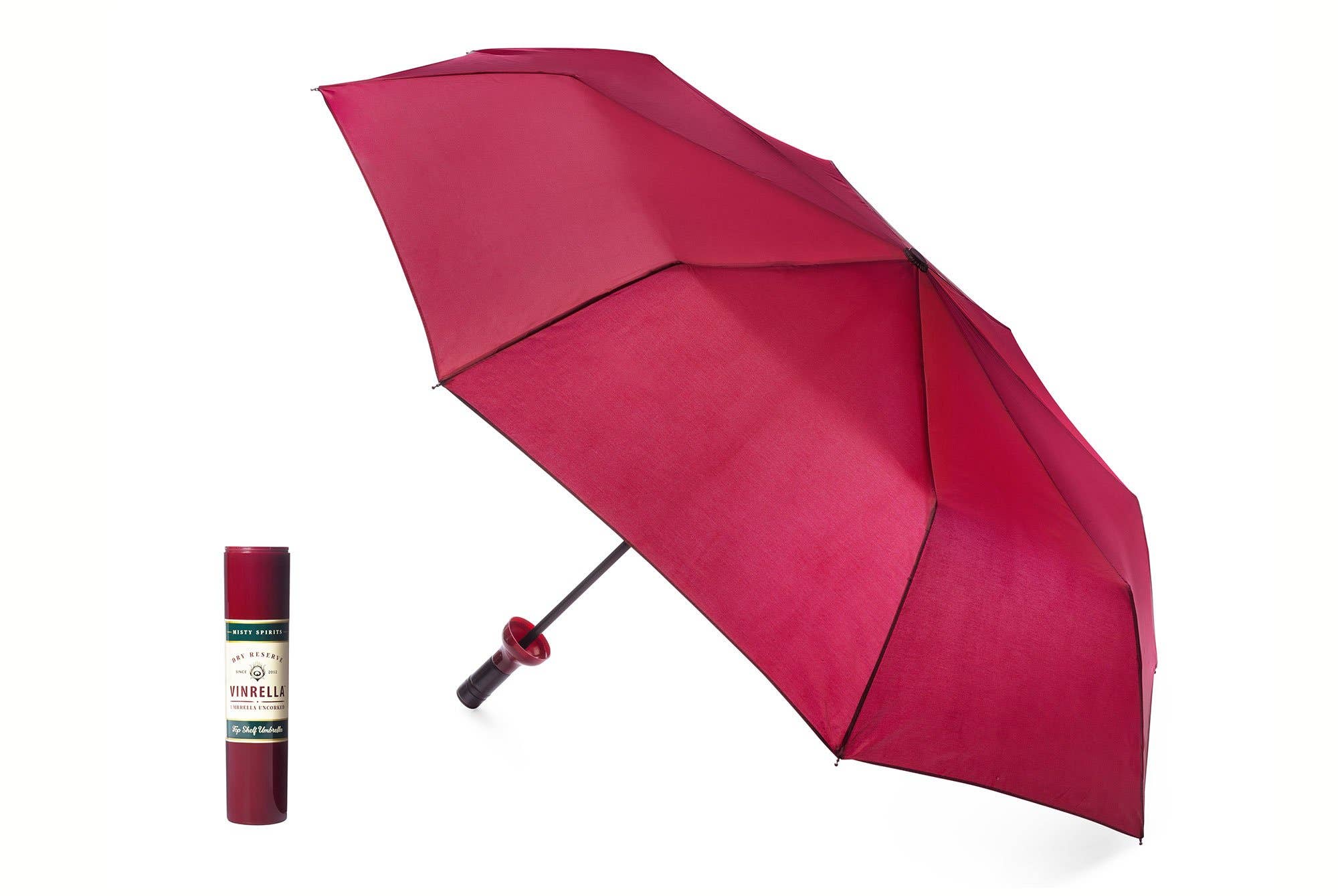 Burgundy Wine Bottle Umbrella - The Pink Pineapple 850